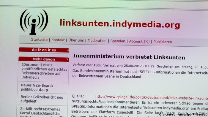 Через семь недель после беспорядков, сопровождавших саммит G20 в Гамбурге, министерство внутренних дел Германии запретило дальнейшее распространение сайта «linksunten