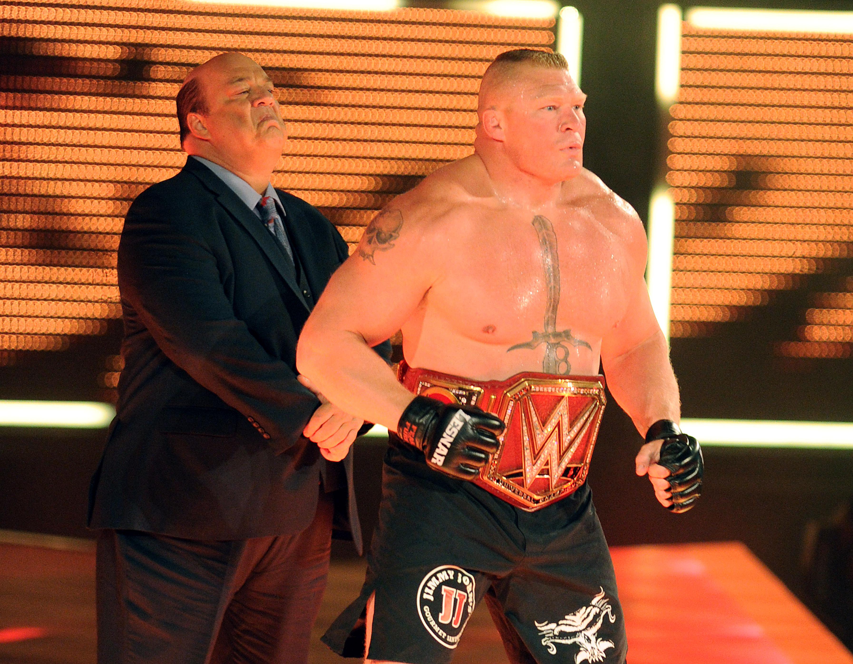 Леснар - действующий чемпион WWE