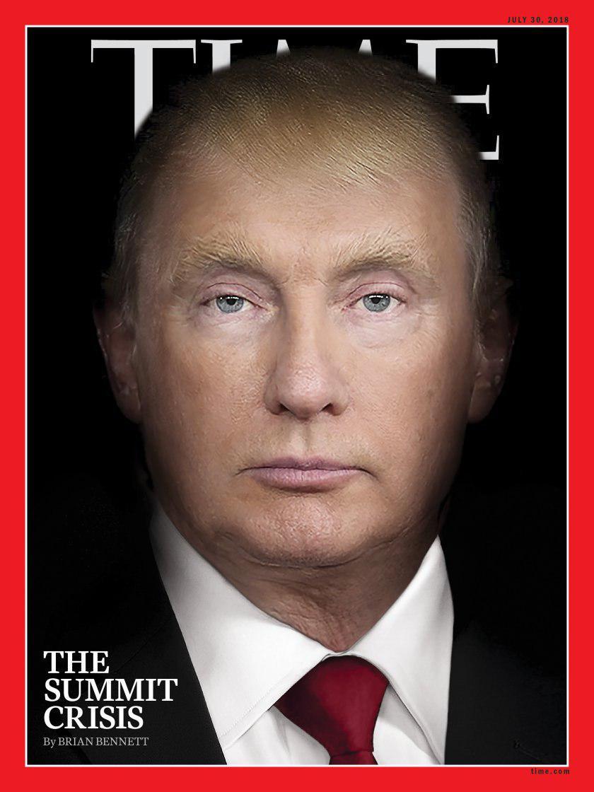 Новый номер журнала Time со скрещенными Путиным и Трампом на обложке выйдет 30 июля