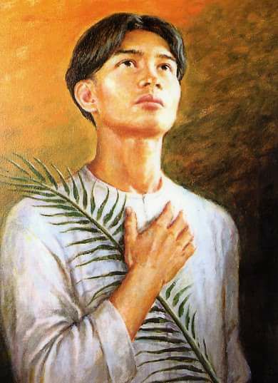 Педро Калунгсод прибыл на Гуам 15 июня вместе с Отцом, который был выдающимся образцом христианской жизни, чтобы сопровождать их